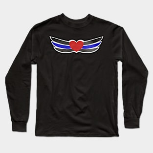 Leather Pride Wings Long Sleeve T-Shirt